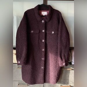 Tribal Deep Plum Shacket